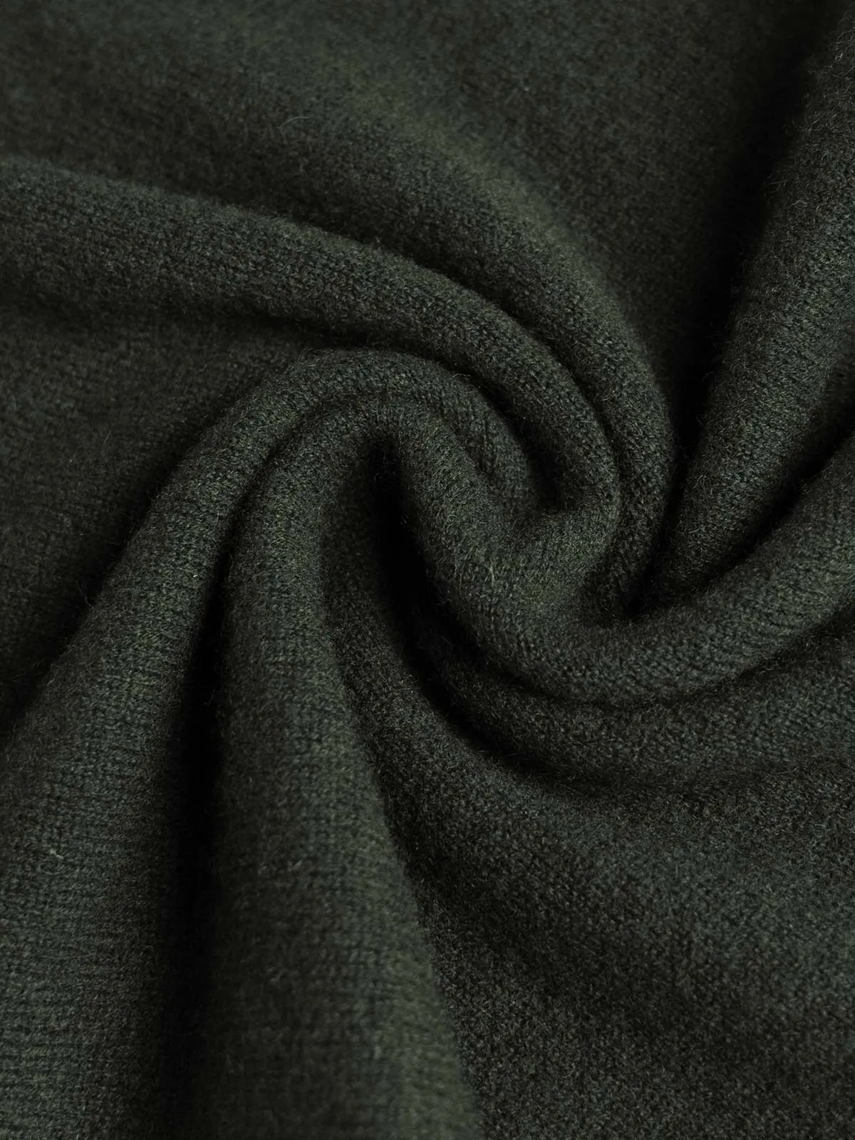 Olive Green Wearable Cashmere Wrap