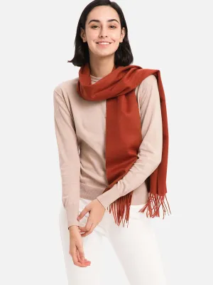 Orange Cashmere Scarf