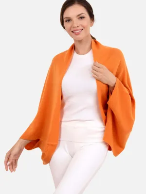Orange Wearable Cashmere Wrap