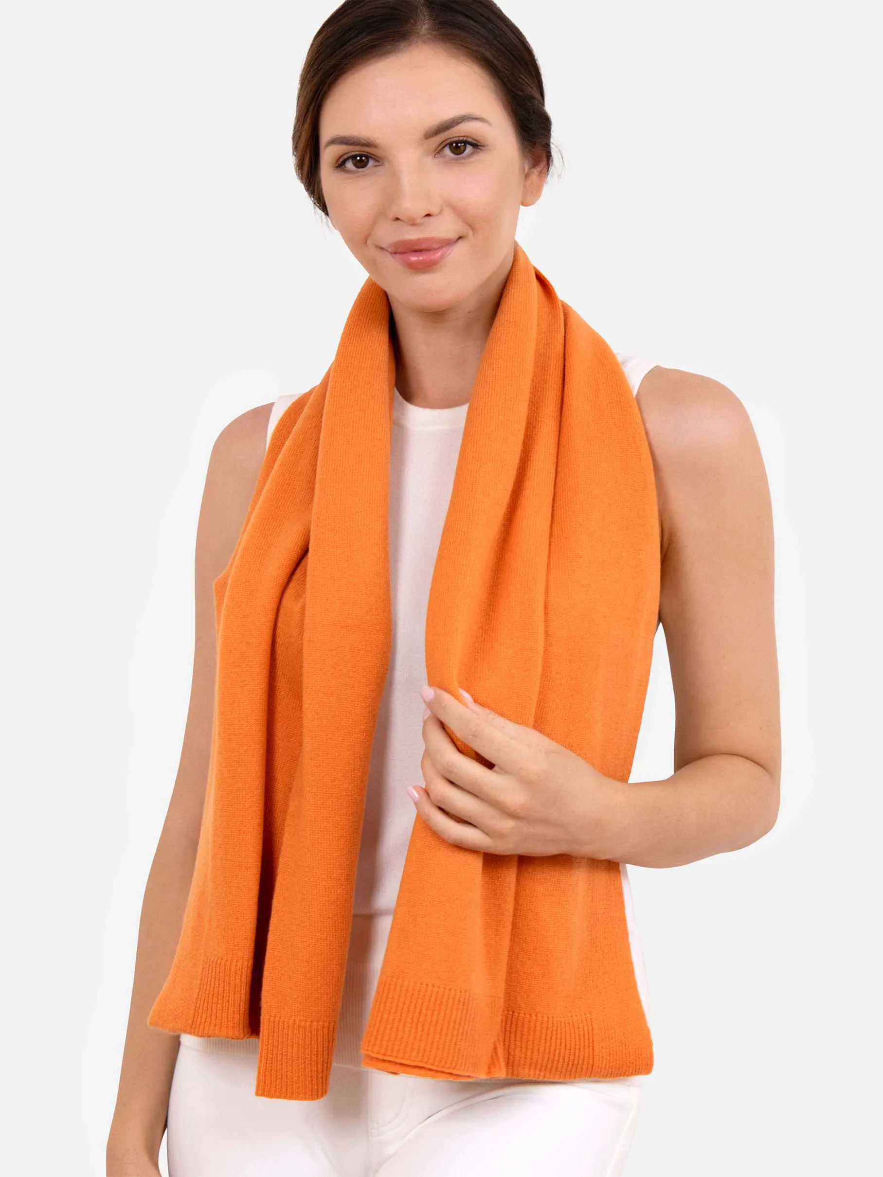 Orange Wearable Cashmere Wrap