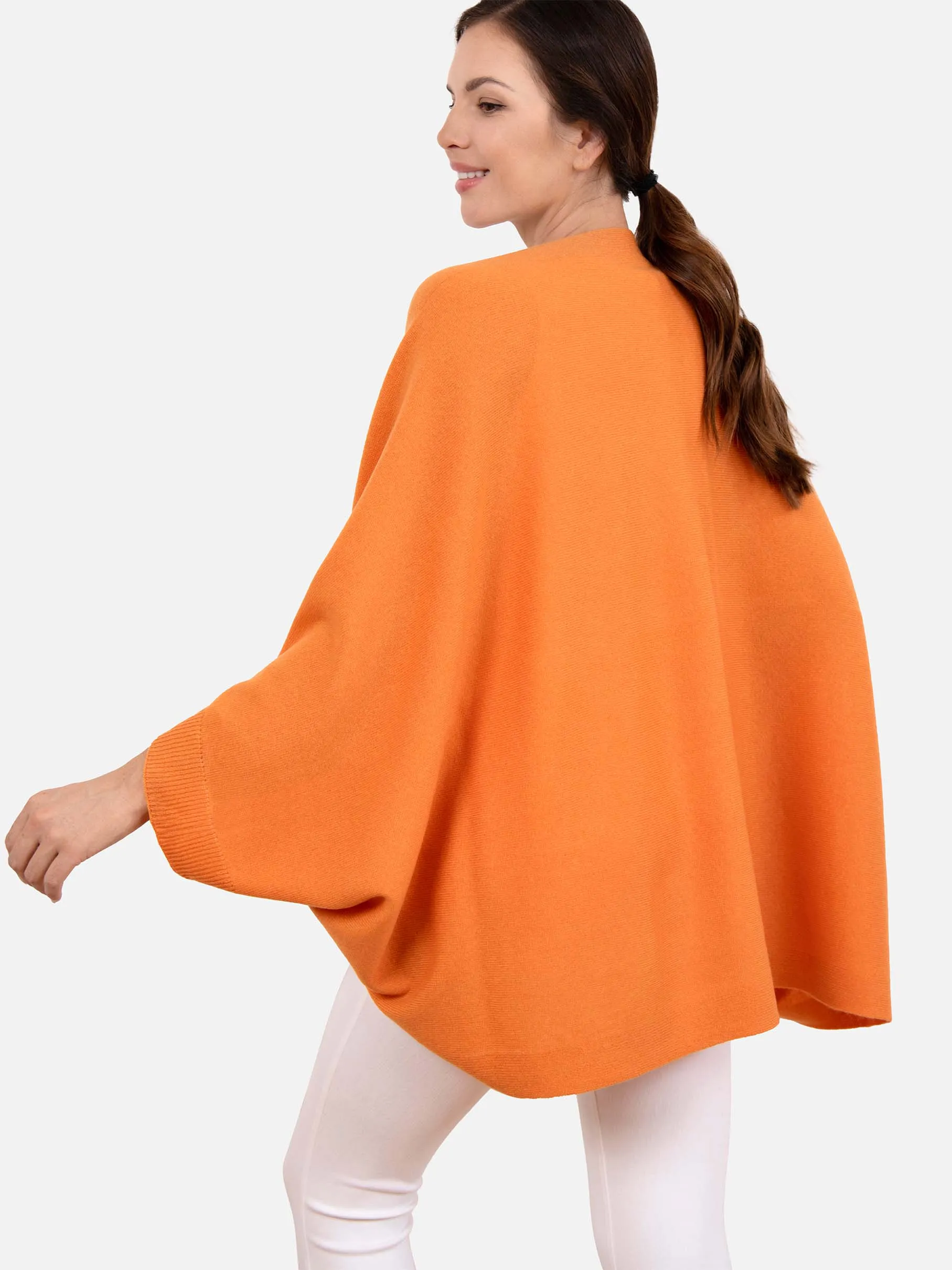 Orange Wearable Cashmere Wrap
