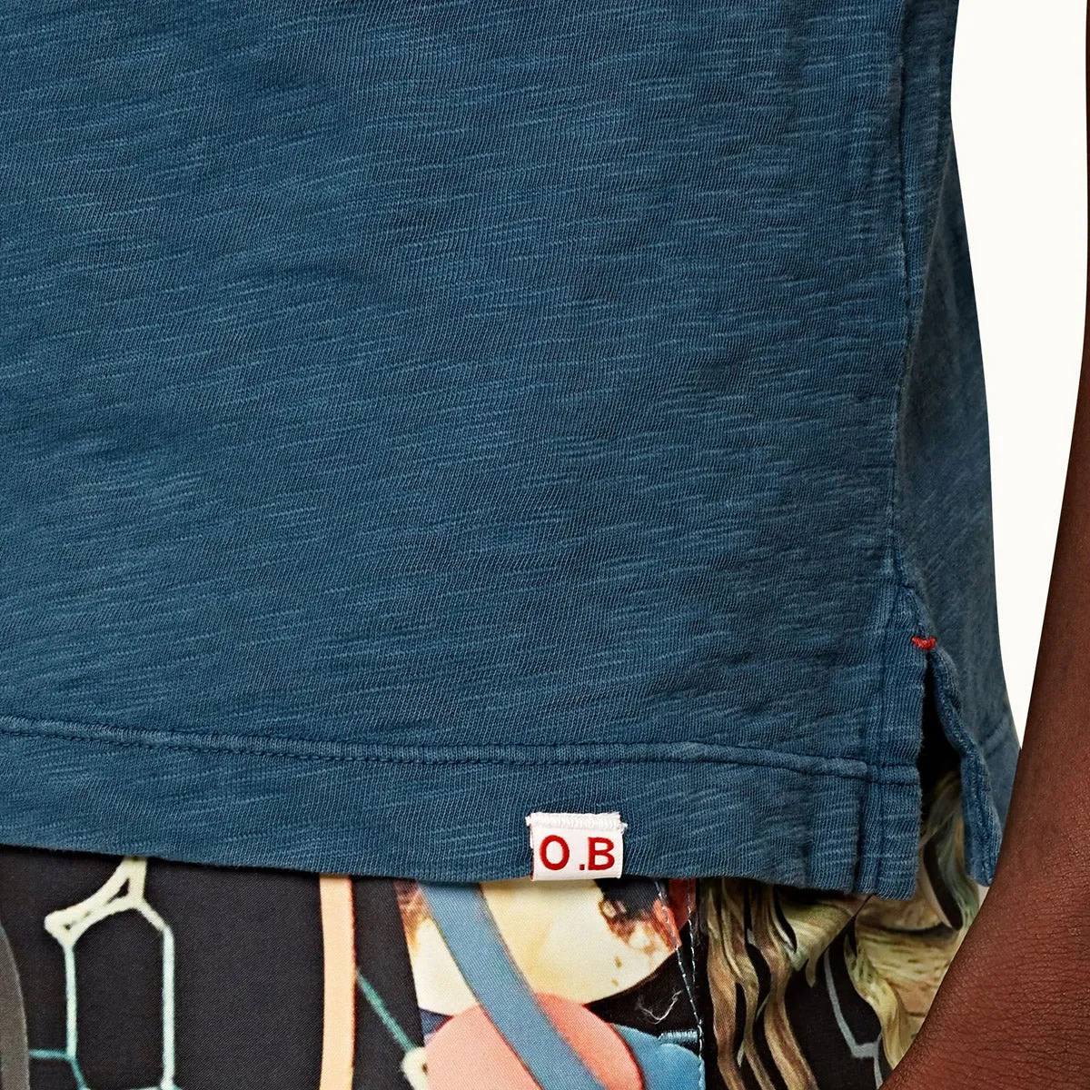 Orlebar Brown - Sammy GD Garment Dyed T-Shirt in Blue Slate