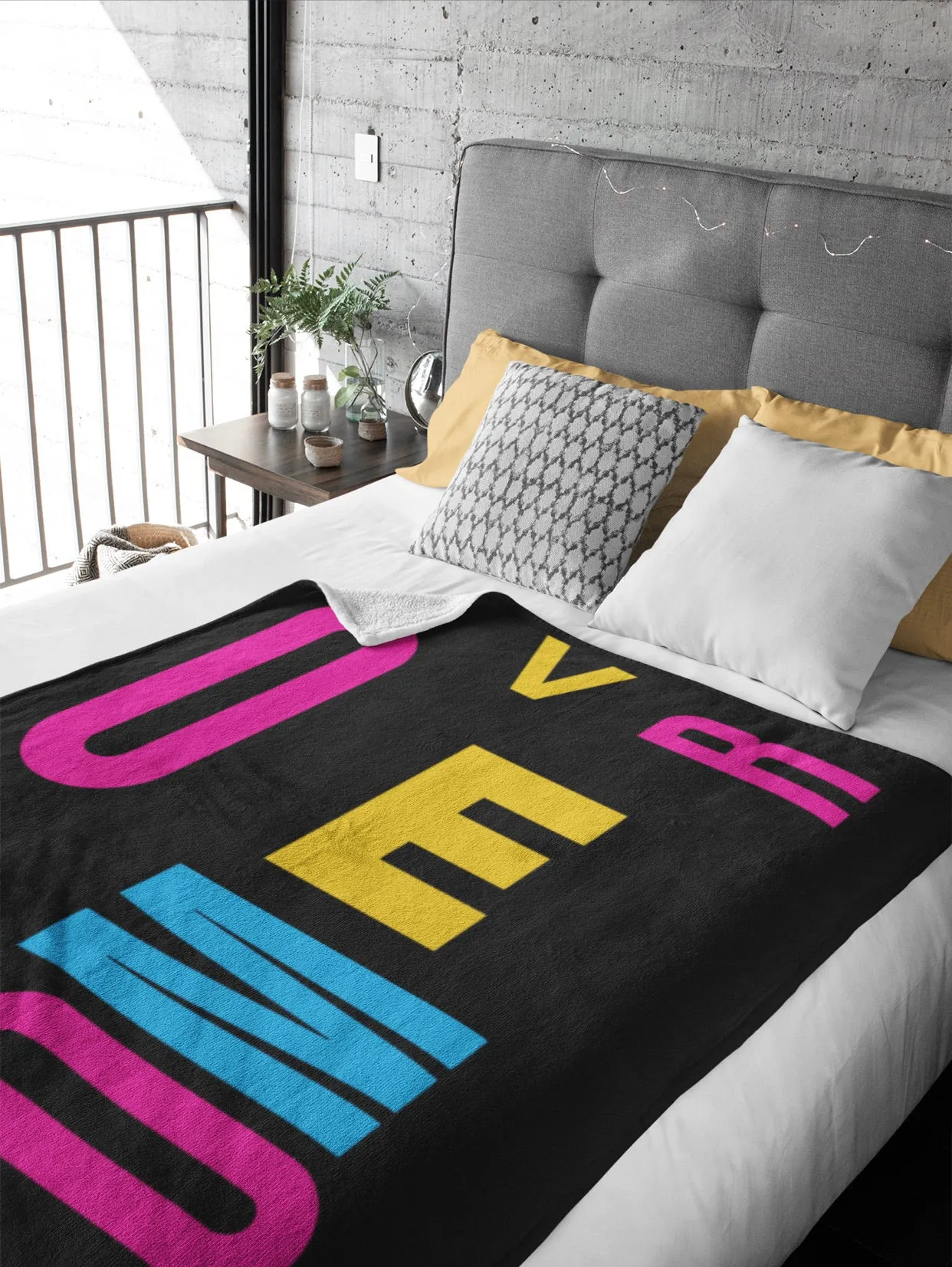 Overcomer Throw Blanket