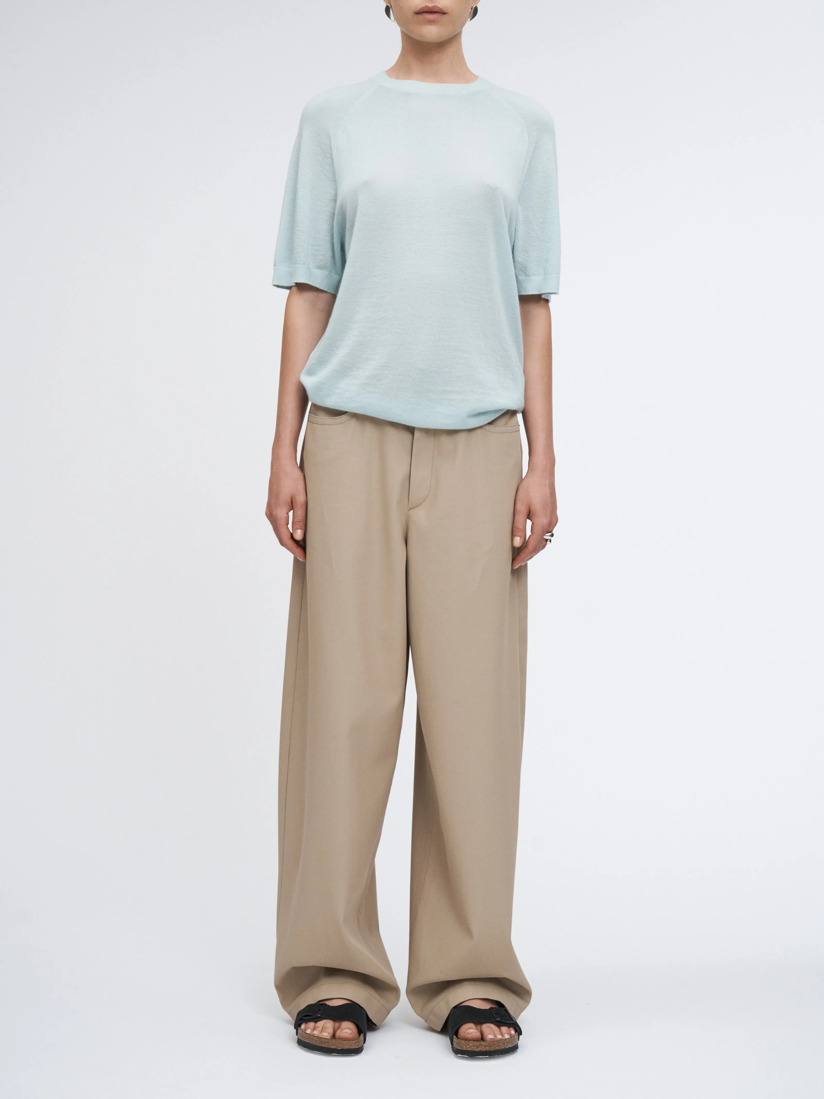 Oversized T-Shirt in Duck Egg Blue