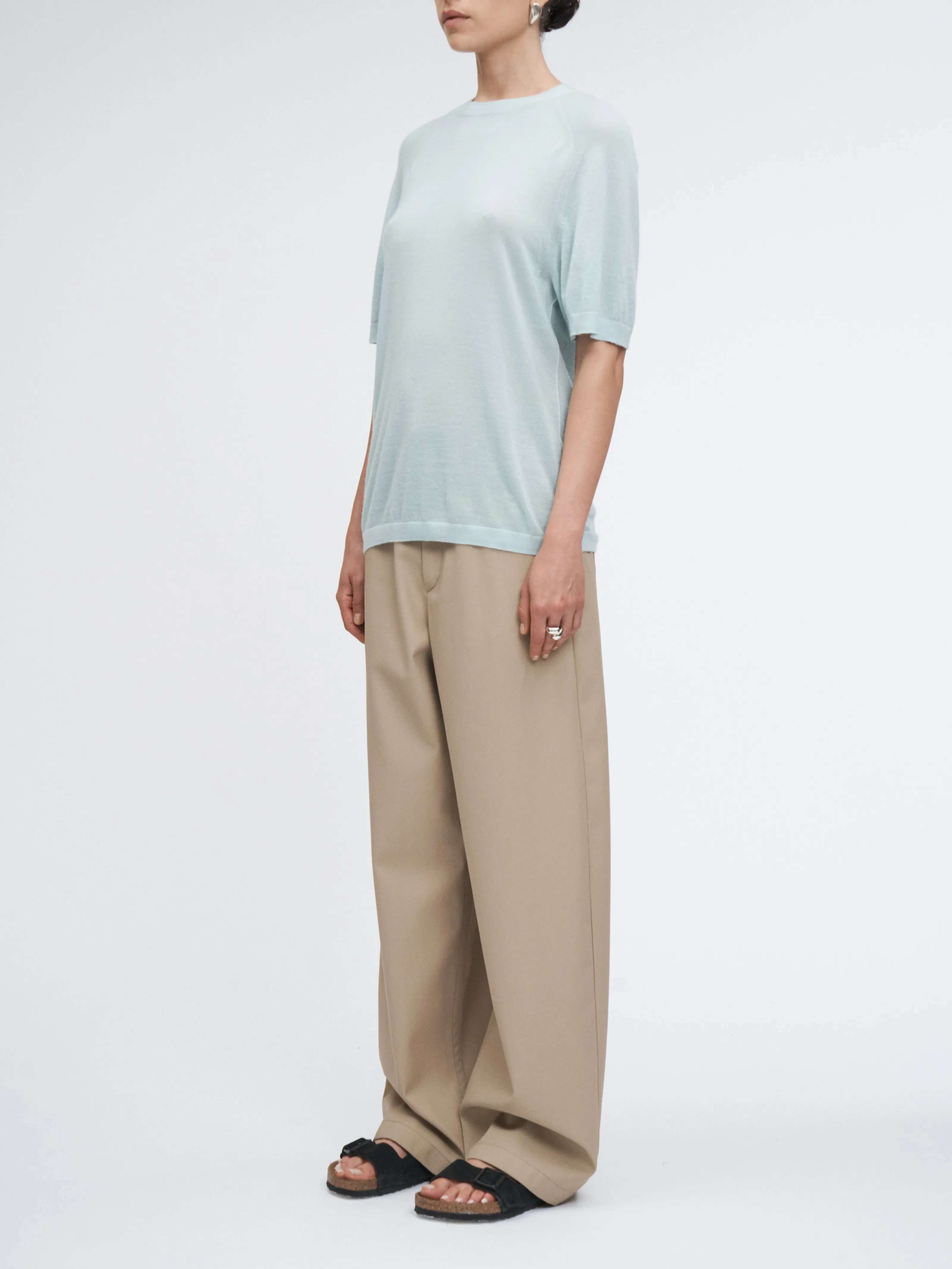 Oversized T-Shirt in Duck Egg Blue