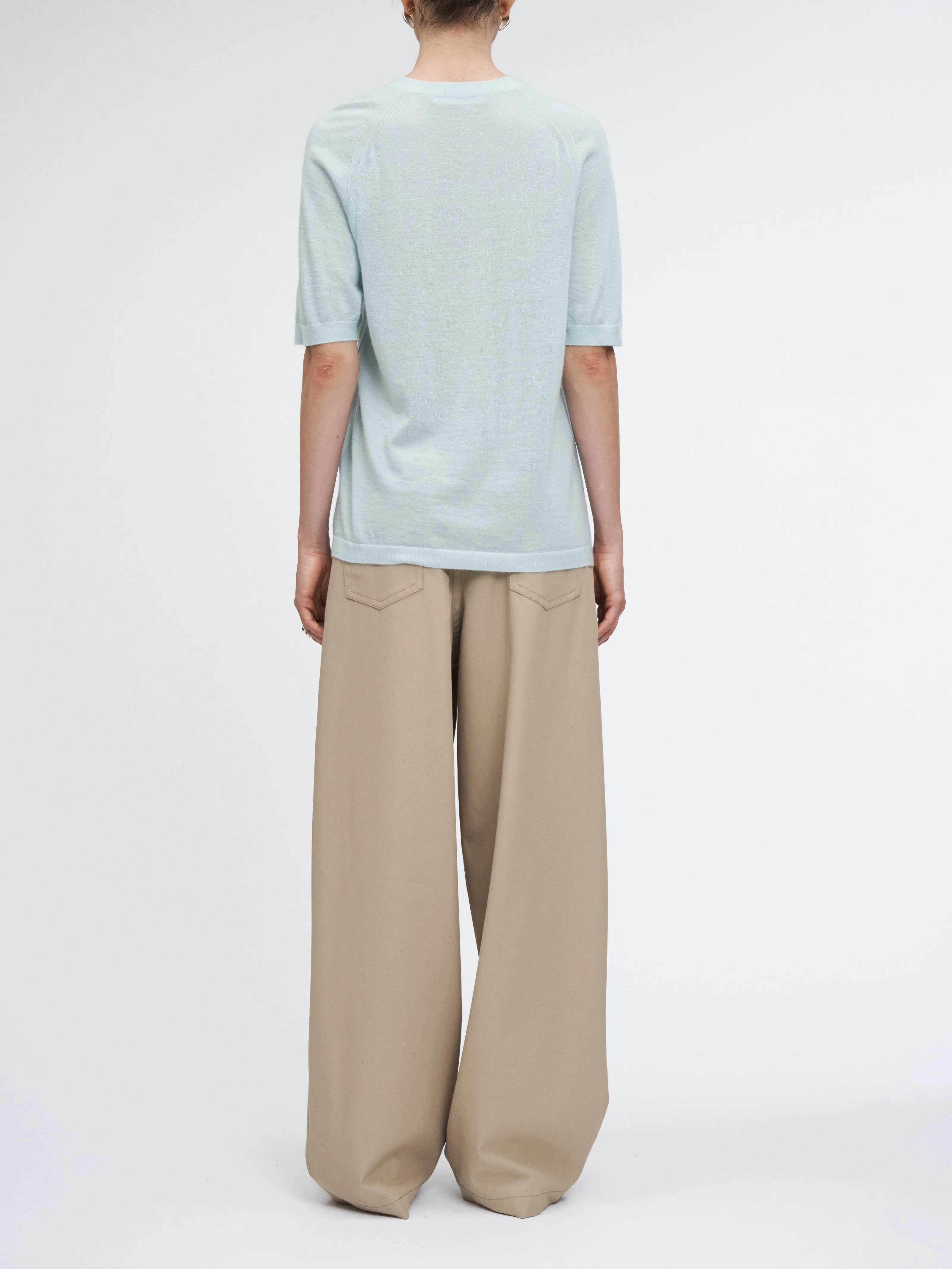 Oversized T-Shirt in Duck Egg Blue