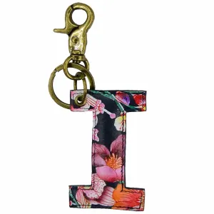 Painted Leather Bag Charm - K000I