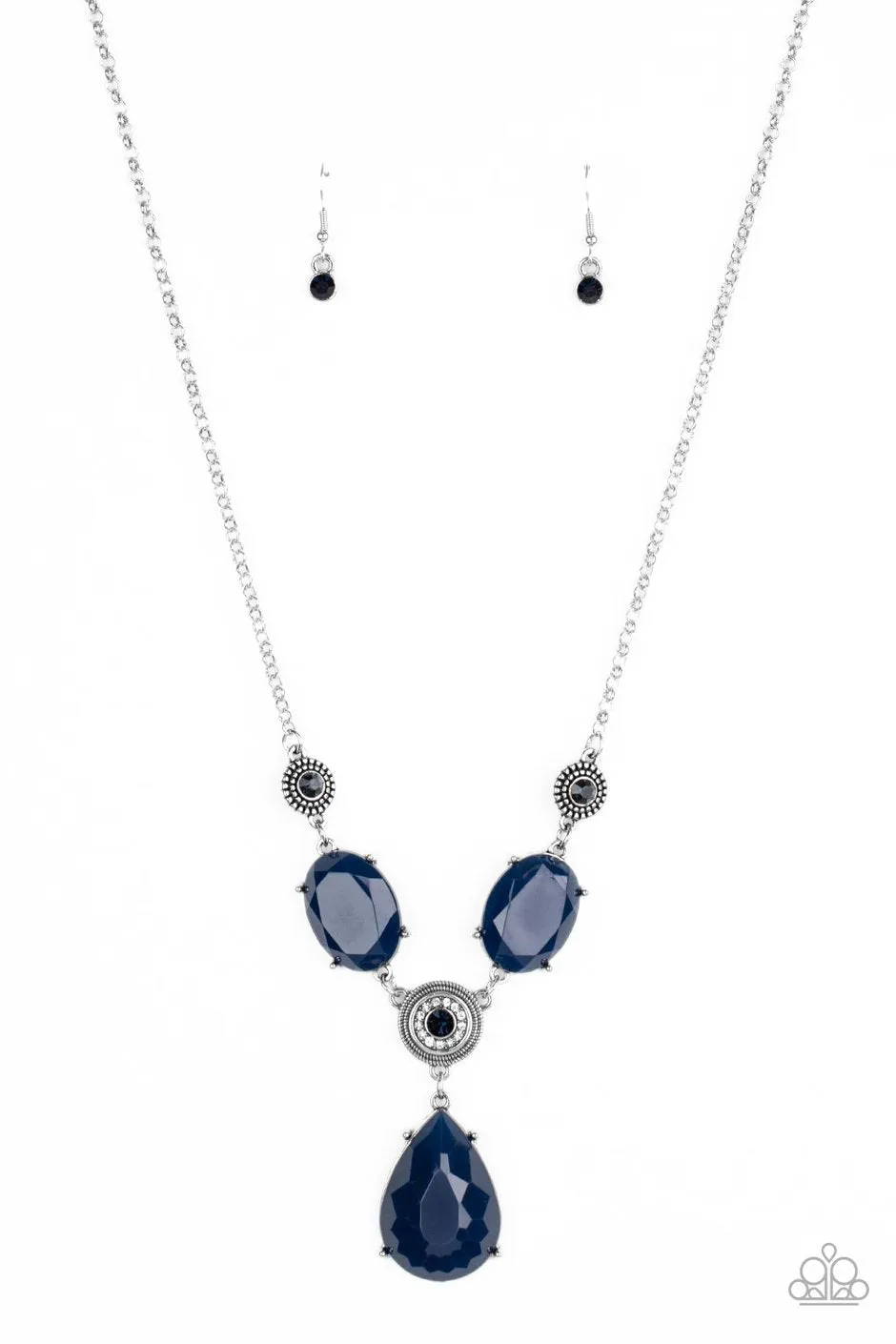 Paparazzi Heirloom Hideaway Necklace Blue