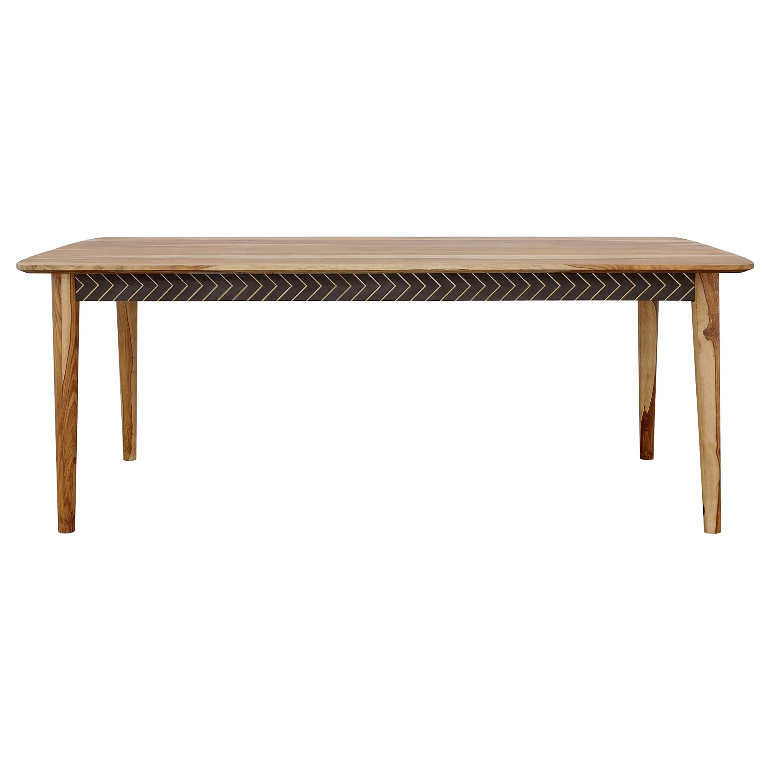Partridge Rectangular 80-inch Dining Table Natural Sheesham