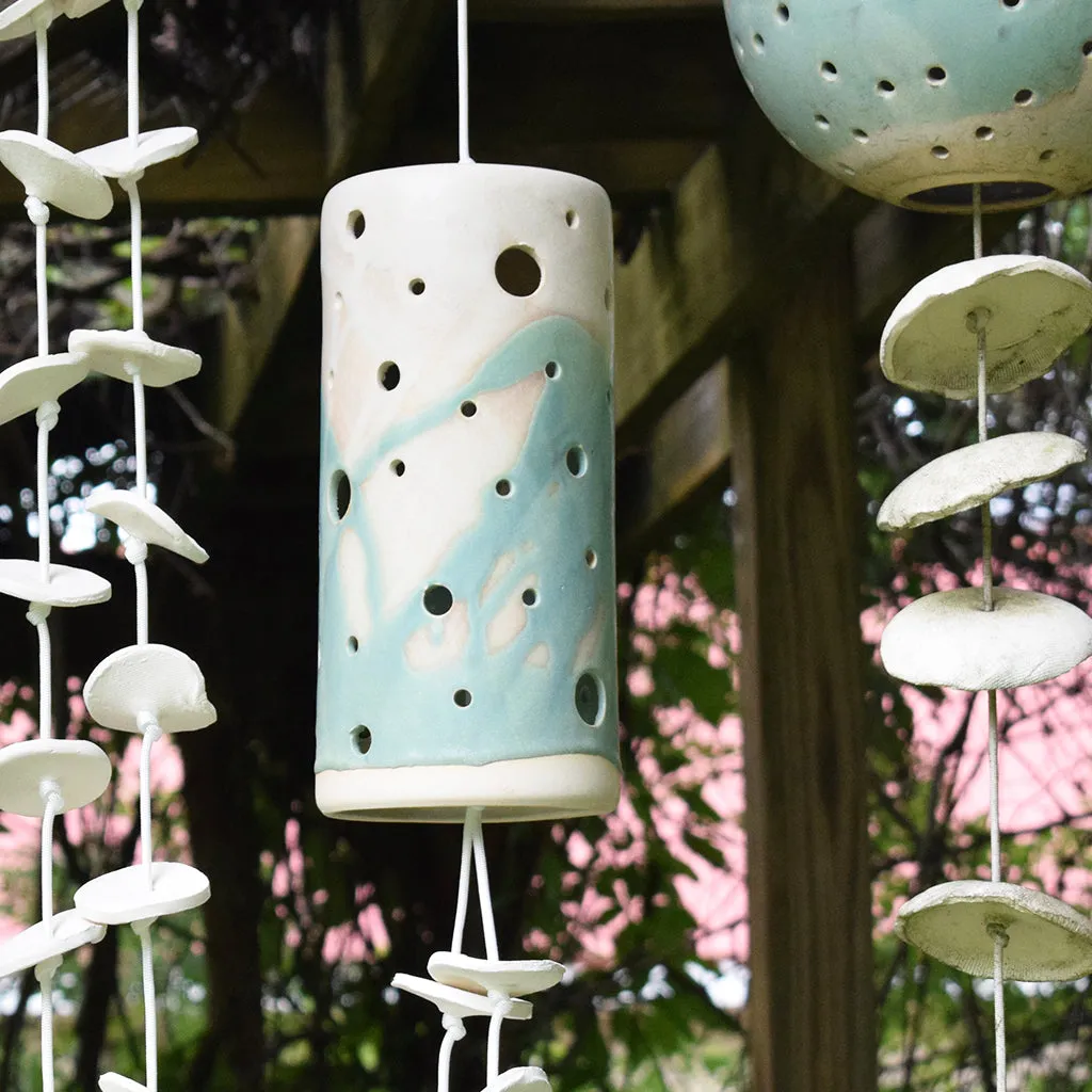 Poor House Cylinder Wind Chimes-10 Small Disc