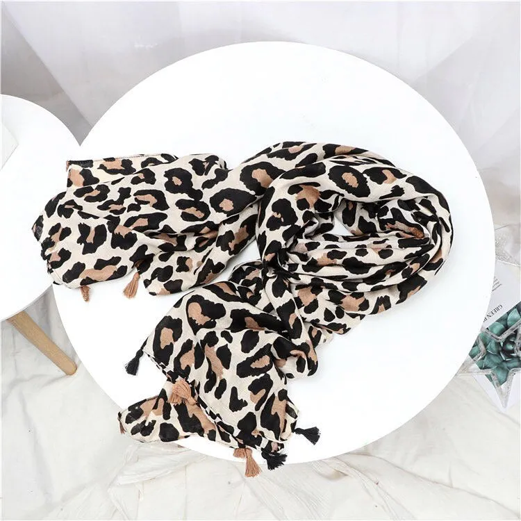 PRE-ORDER** Light Animal Print Scarf