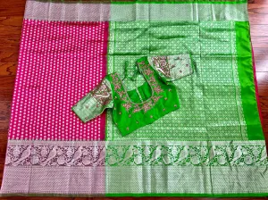Pure Venkatagiri Pattu Saree