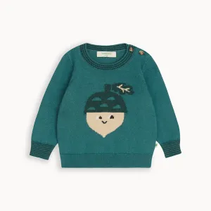 Ramble - Fern Acorn Knit Sweater