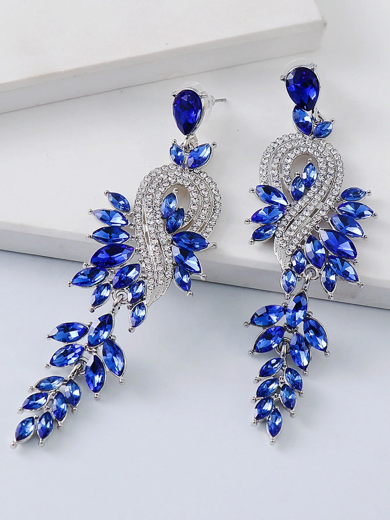 Rhinestone Drop Earrings