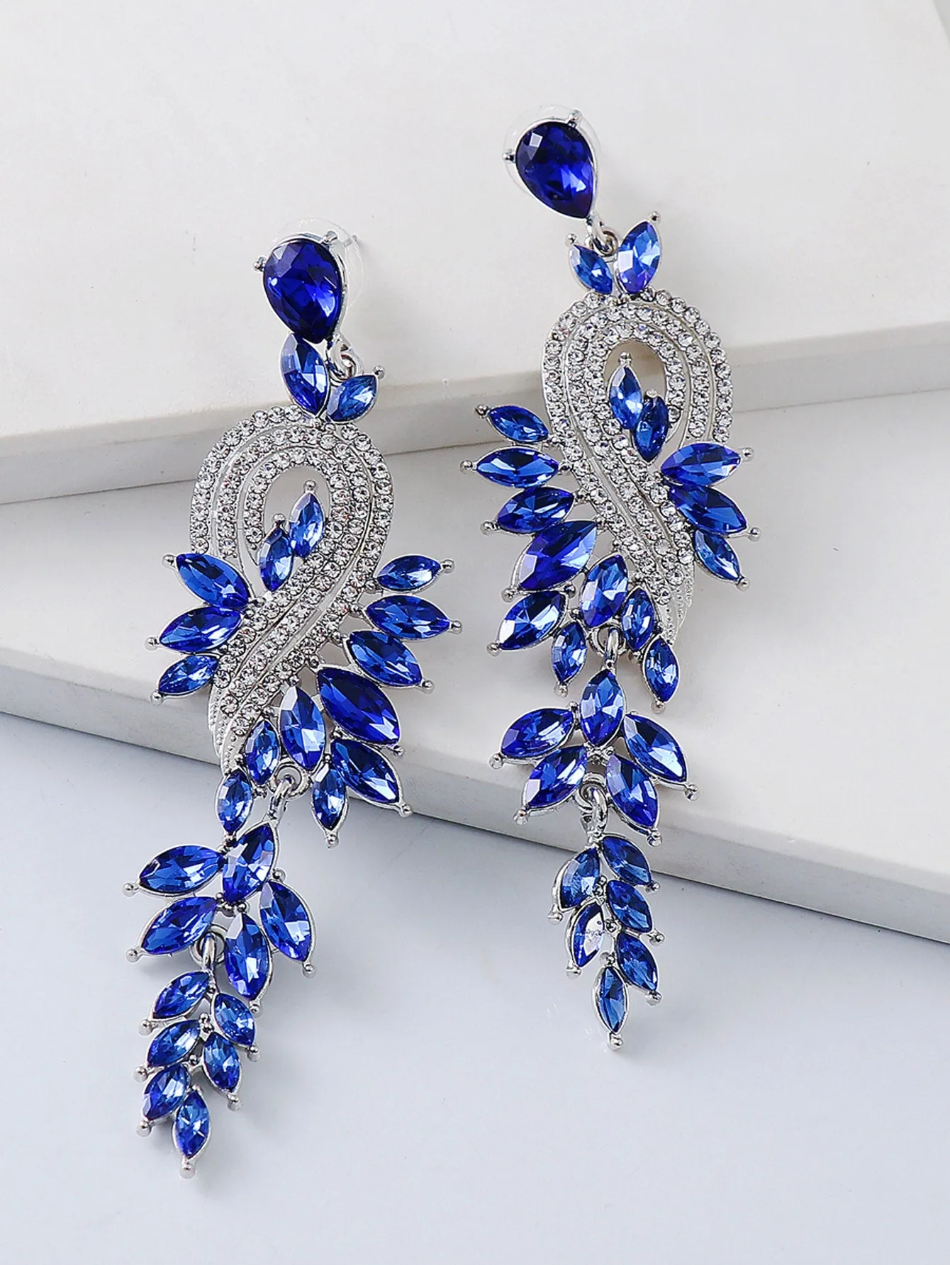 Rhinestone Drop Earrings