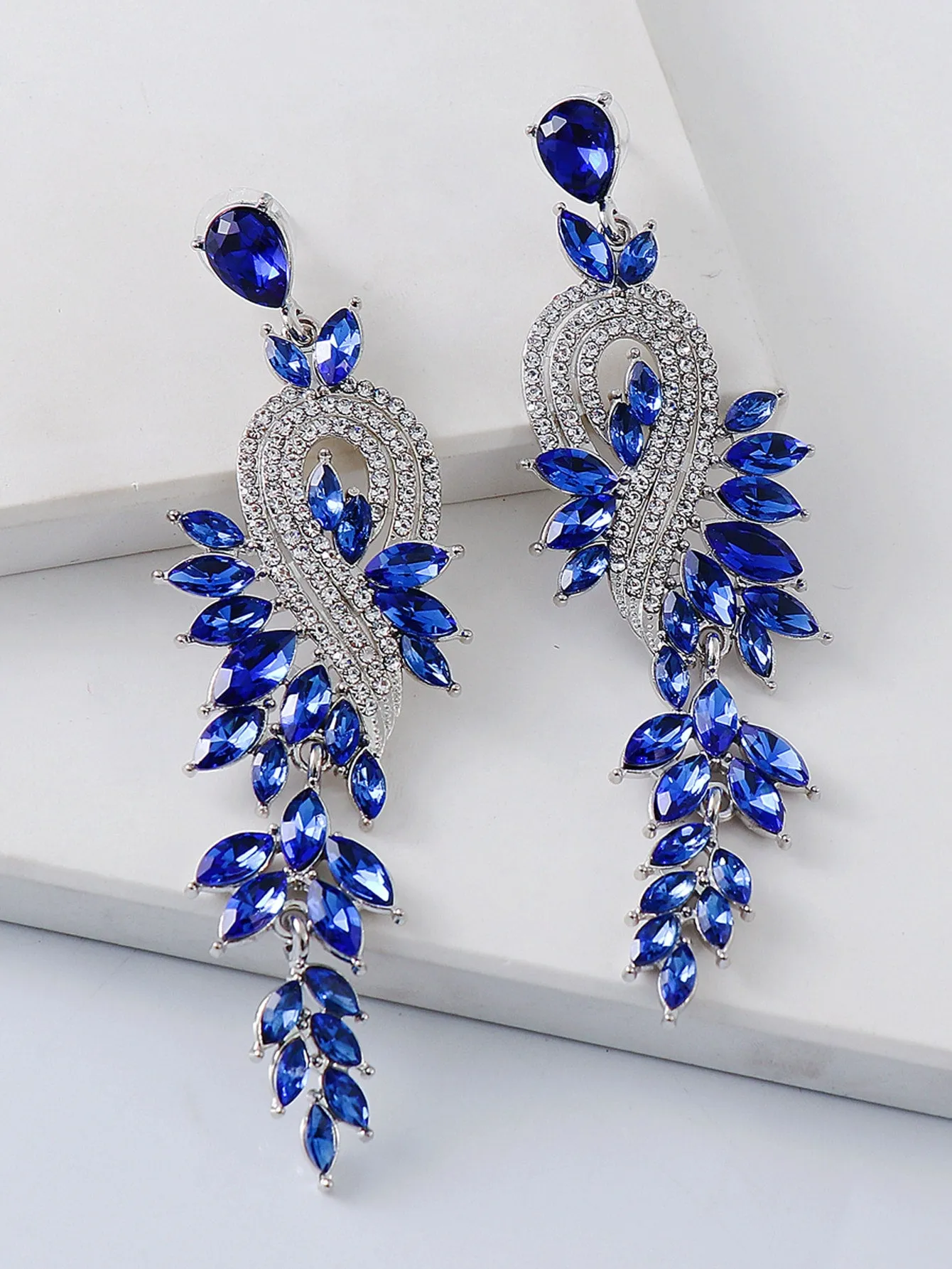 Rhinestone Drop Earrings