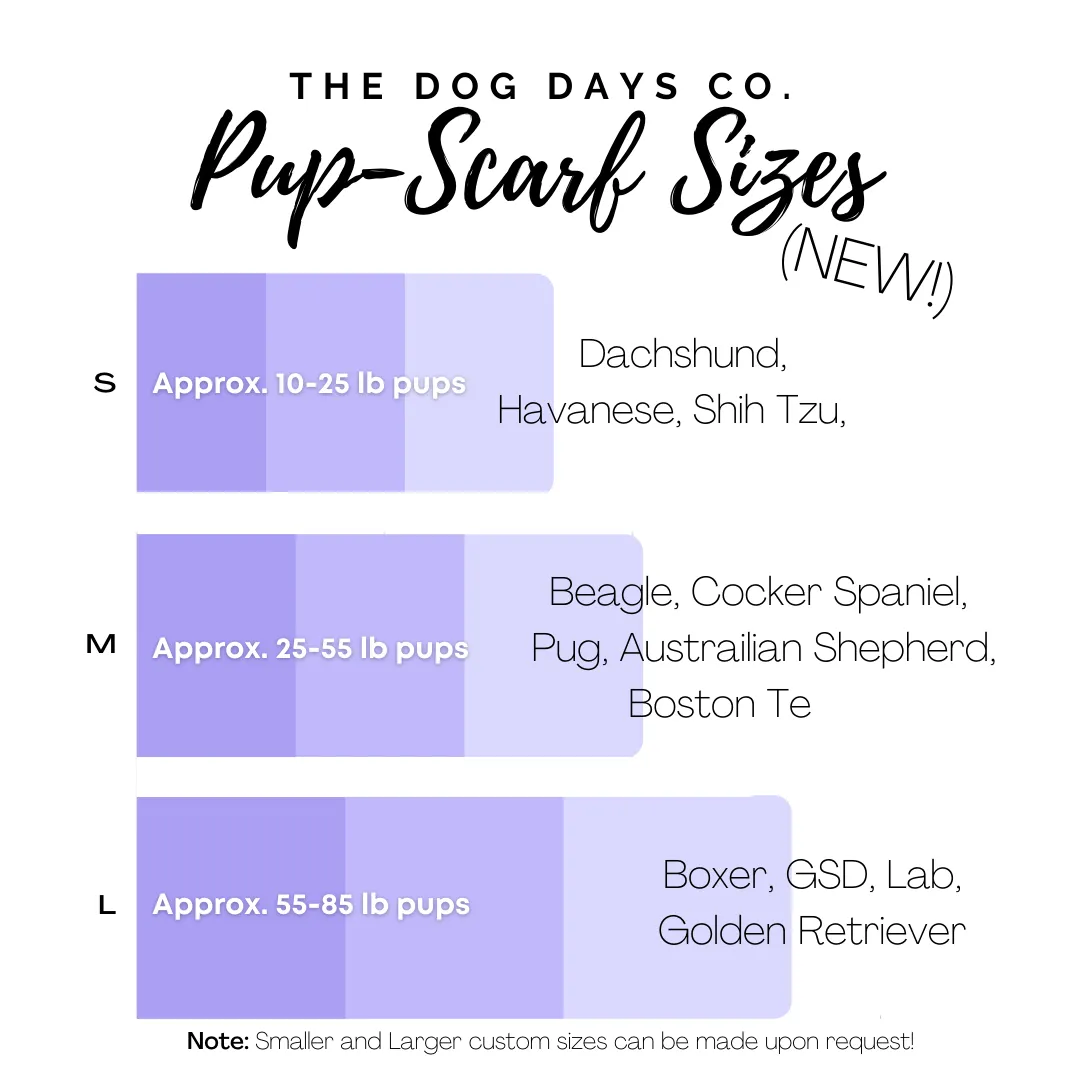 Rose Pup Scarf