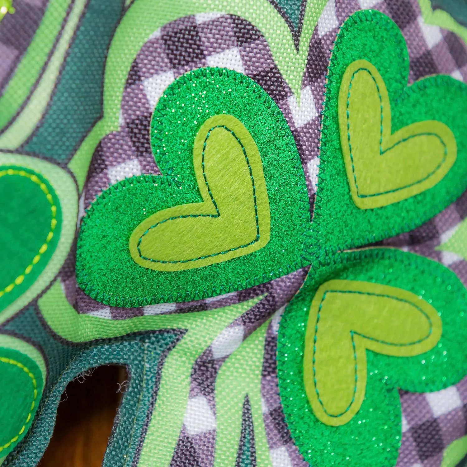 Shamrocks With Checks Door Décor,2dhb1831