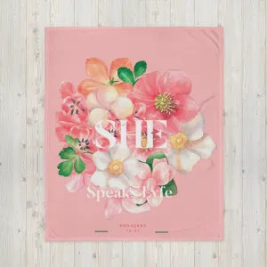 She Speaks Lyfe Signature Blanket