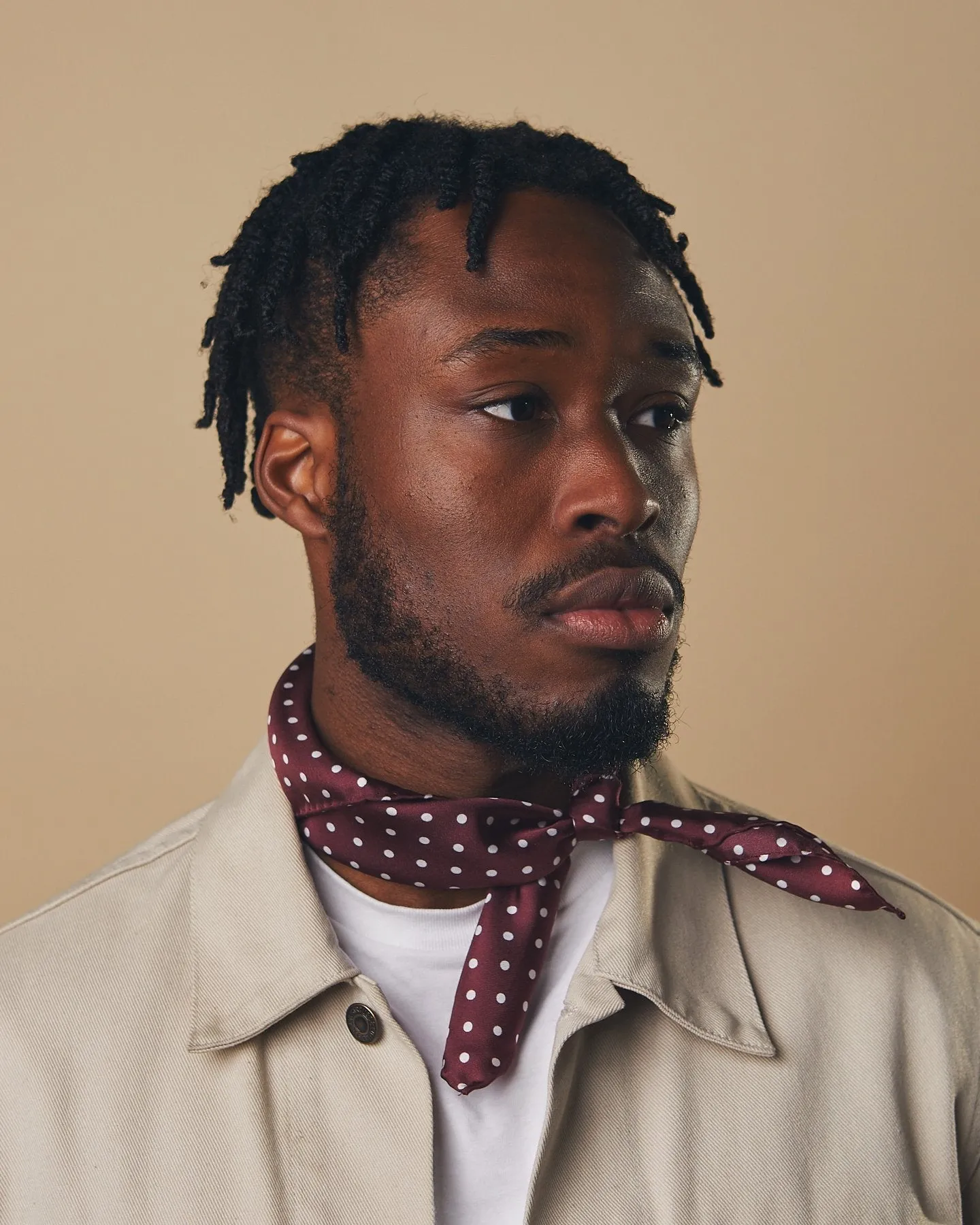 Silk Polka Dot Neckerchief - The Sapporo