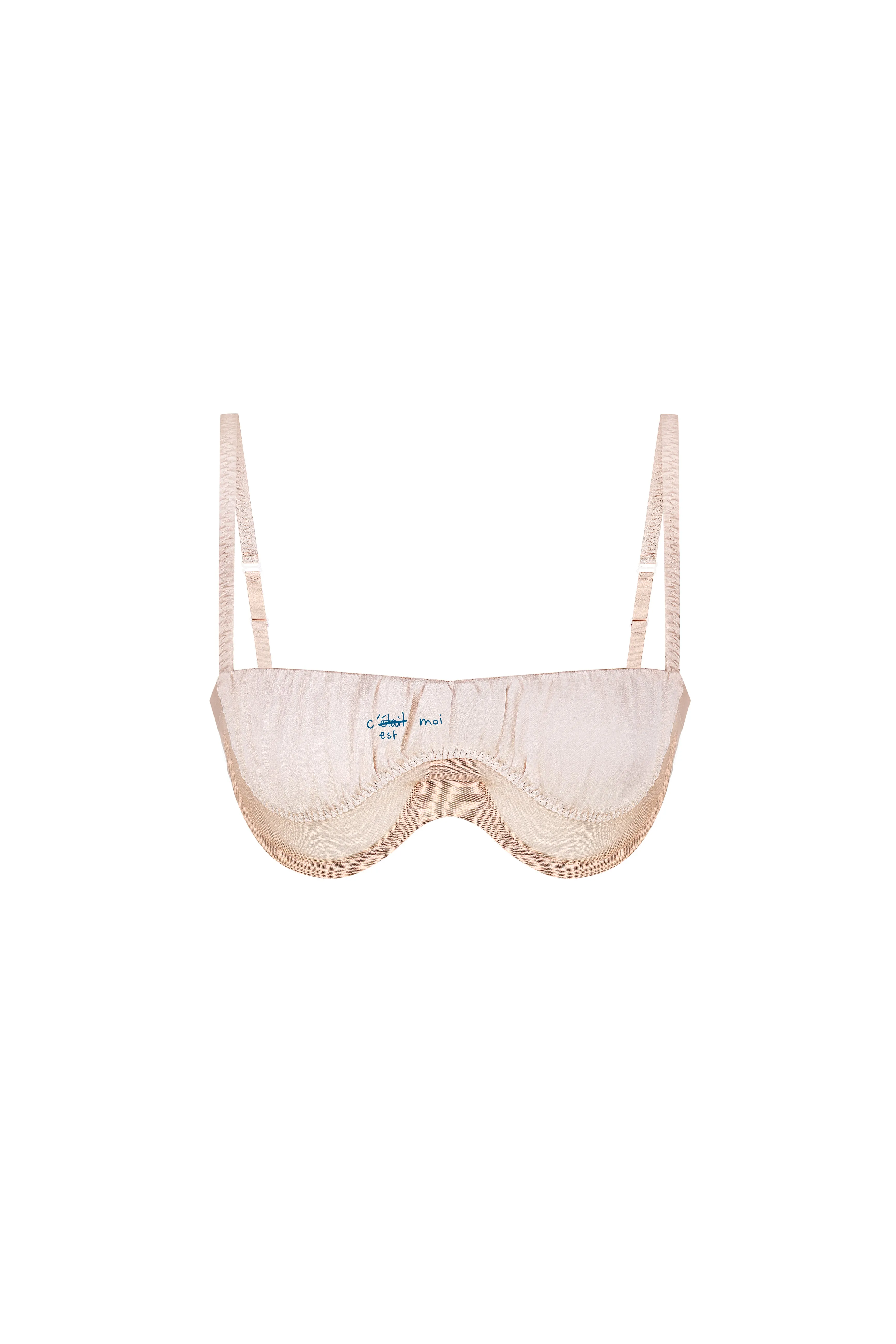 Silk soft-cup bra DEAUVILLE