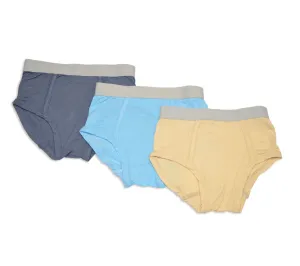 Silkberry Boys 3pack Bamboo Underwear Flint Mix