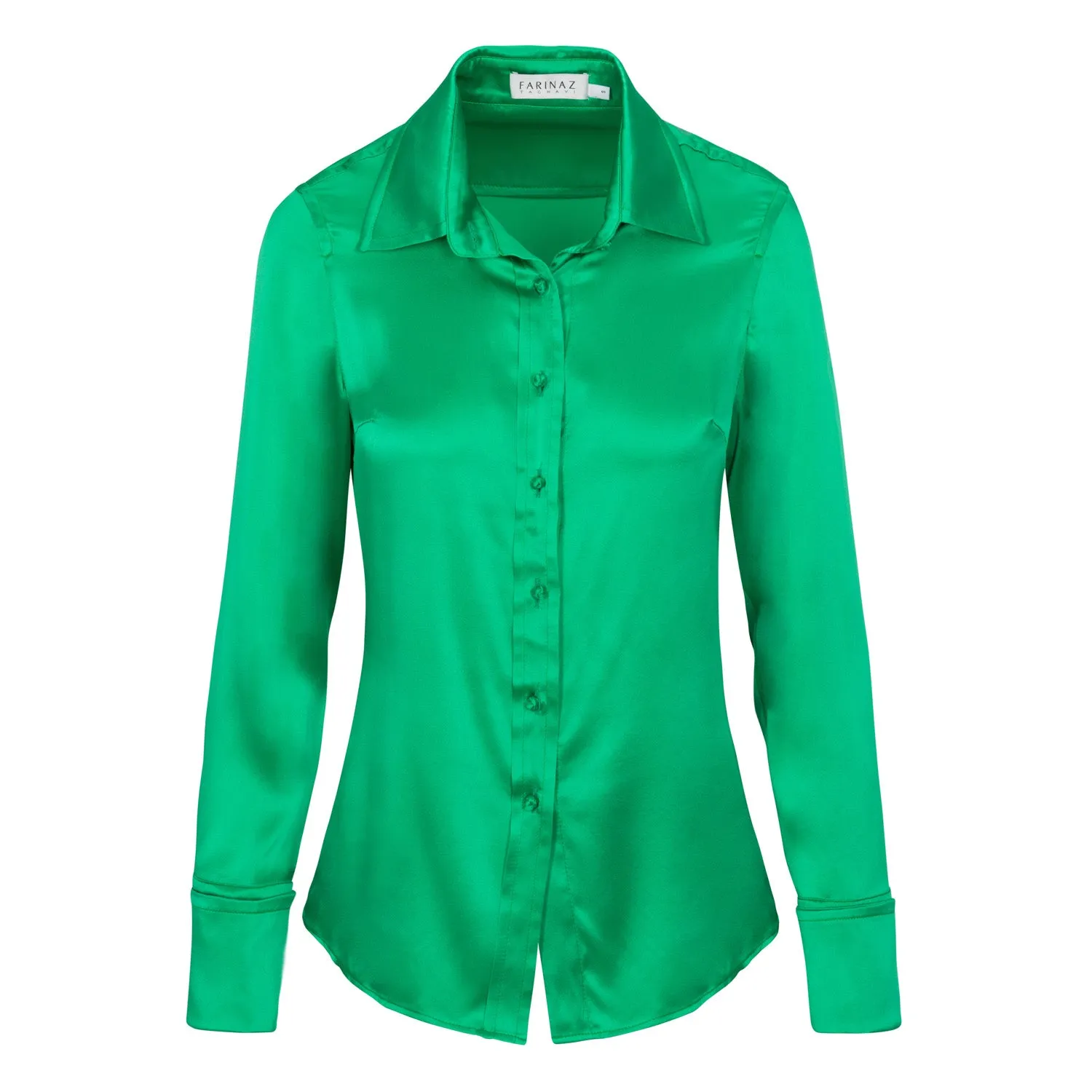Soft Collar Blouse - Green