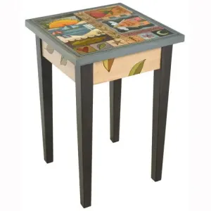 Square End Table by Sticks END016 D78833