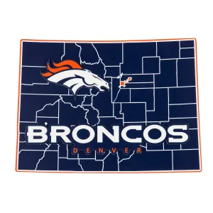 State Shape Wall Décor,, Denver Broncos,6ws3809