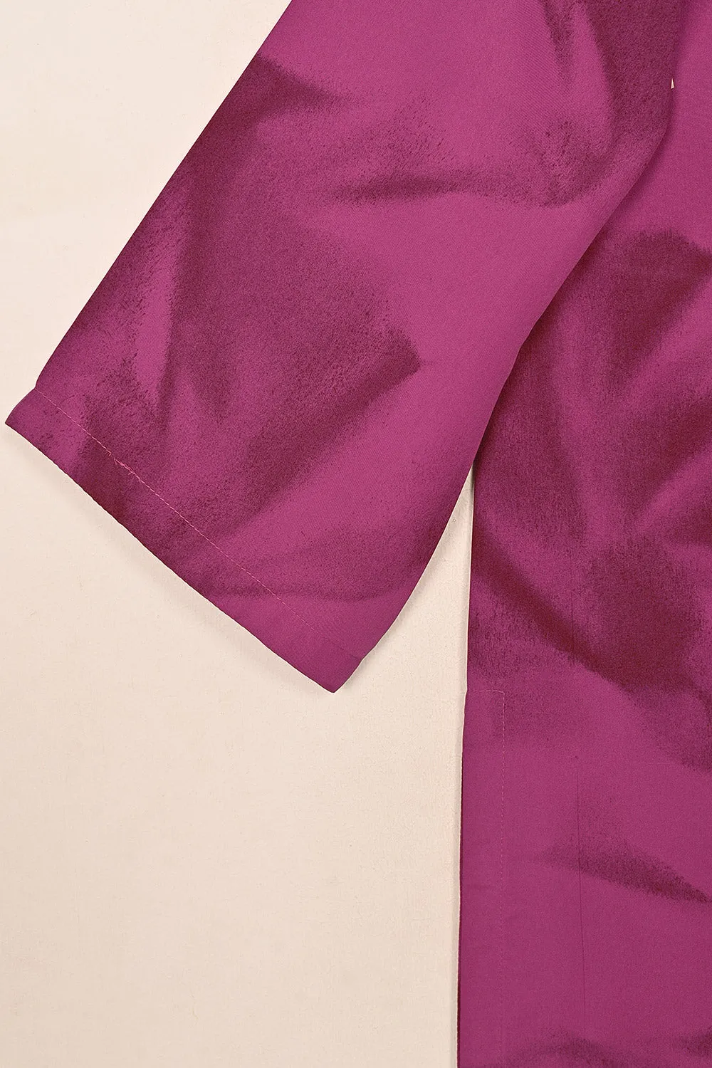 STP-206O-Magenta - 2Pc Ready to Wear Spray Contoured Co-Ord Set