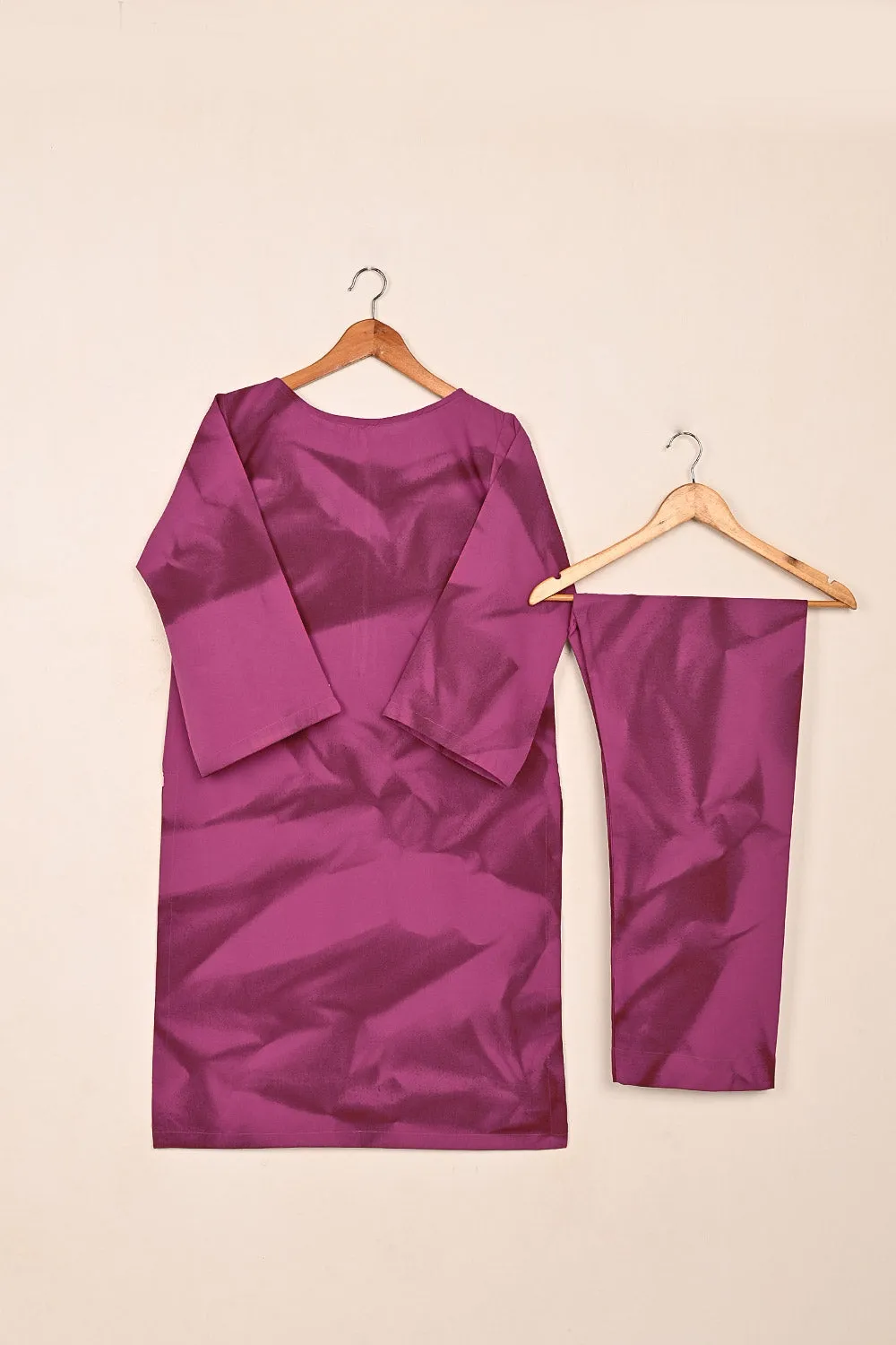 STP-206O-Magenta - 2Pc Ready to Wear Spray Contoured Co-Ord Set