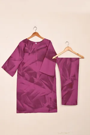 STP-206O-Magenta - 2Pc Ready to Wear Spray Contoured Co-Ord Set