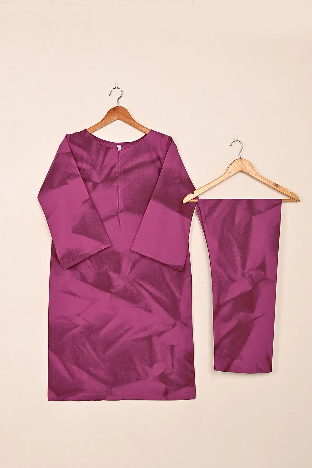 STP-206O-Magenta - 2Pc Ready to Wear Spray Contoured Co-Ord Set