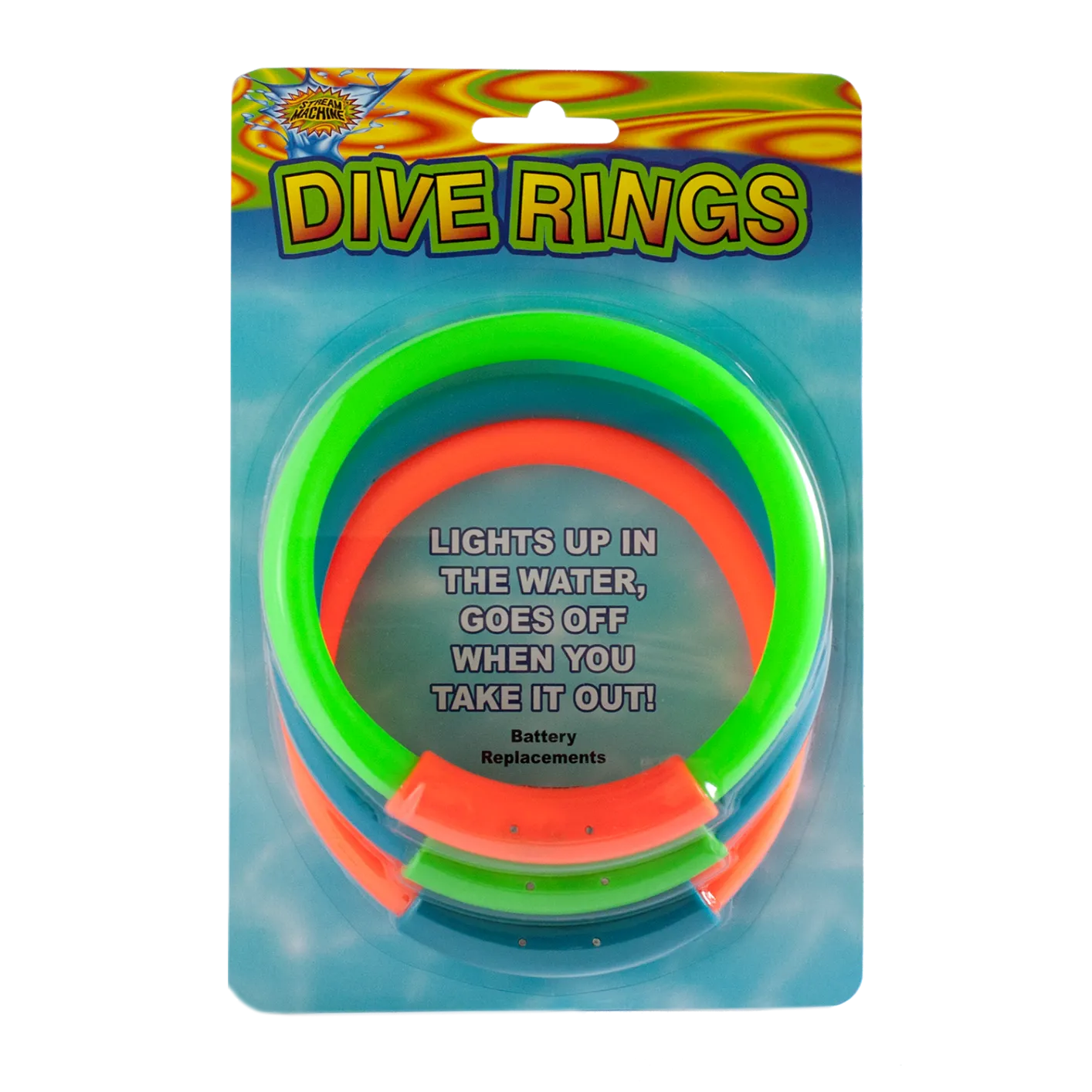 Stream Machine Dive Rings - Lights up in Water