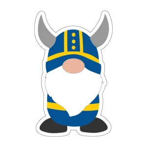Swedish Viking Boy Gnome Sticker