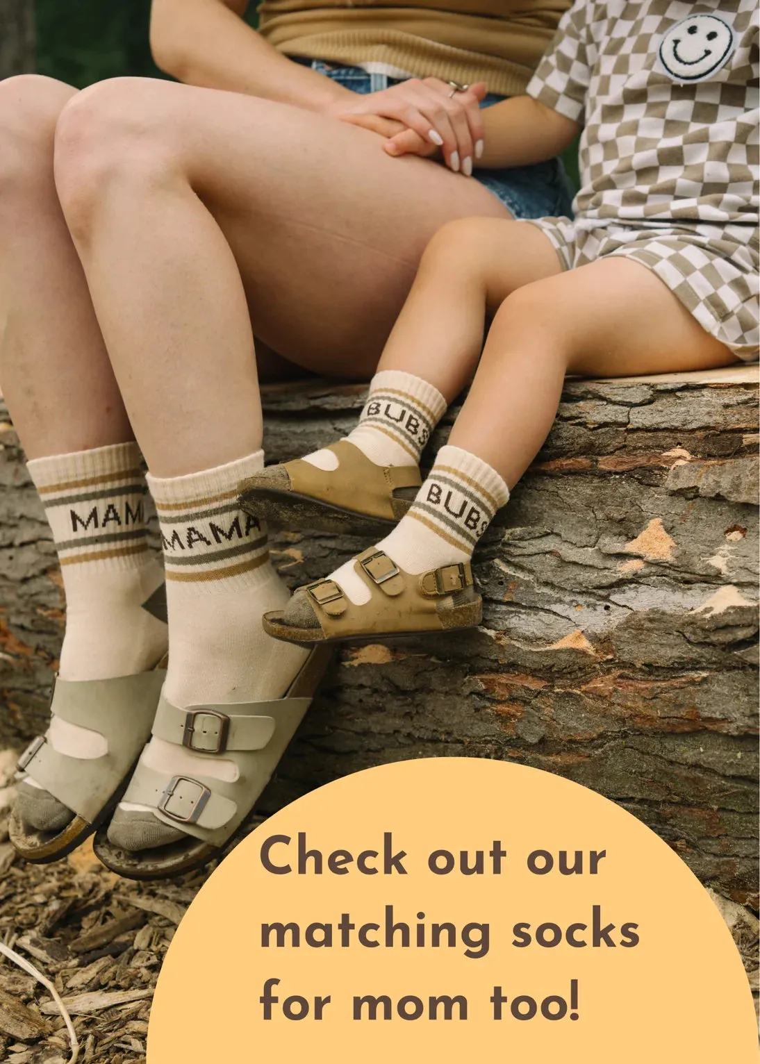 The Retro BUBS   CHECKER Socks (Pack of 2) - KIDS