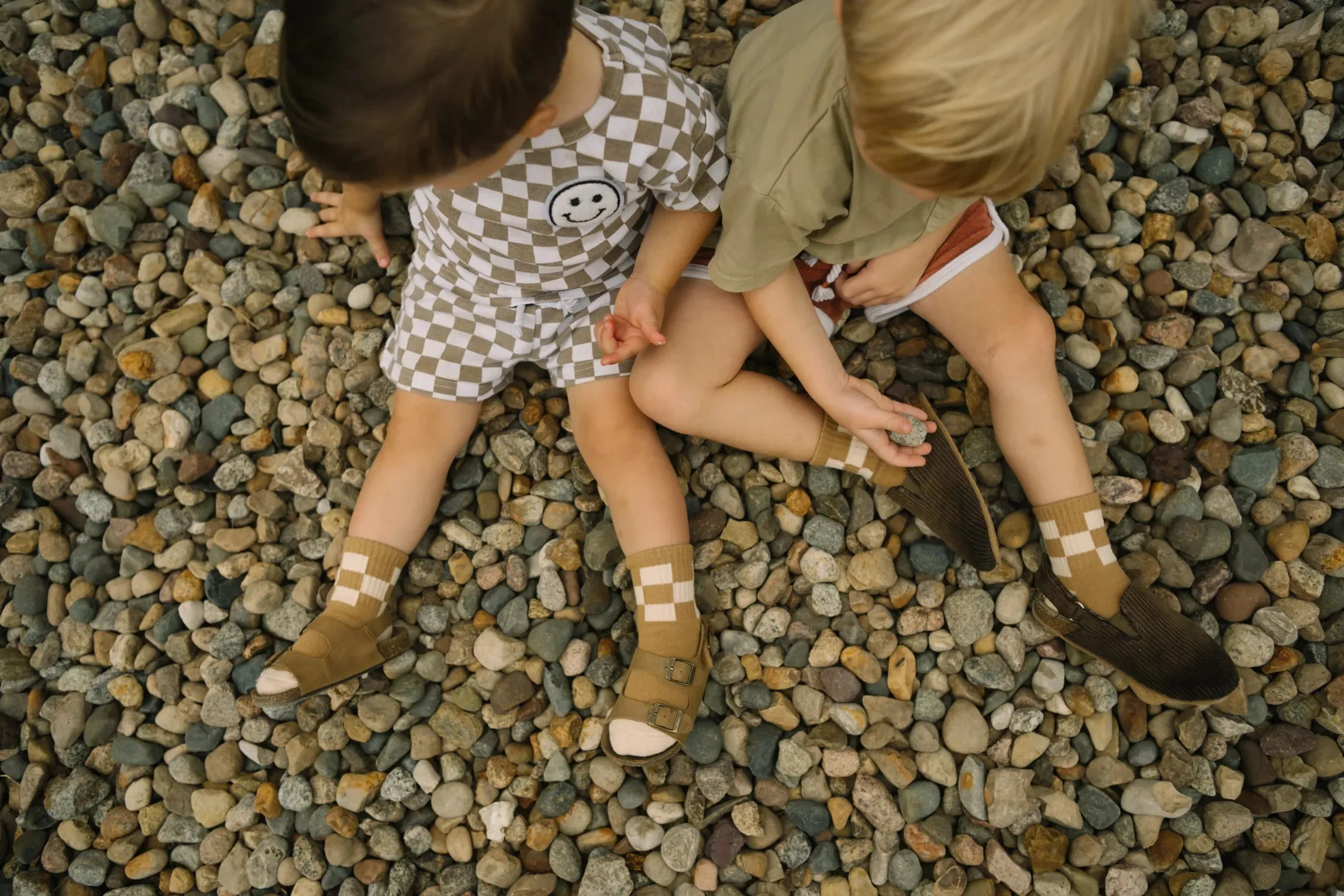 The Retro BUBS   CHECKER Socks (Pack of 2) - KIDS