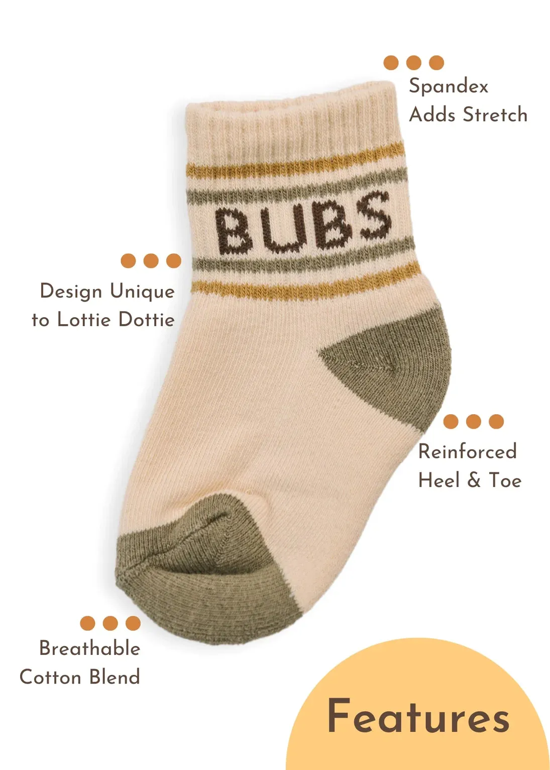 The Retro BUBS   CHECKER Socks (Pack of 2) - KIDS