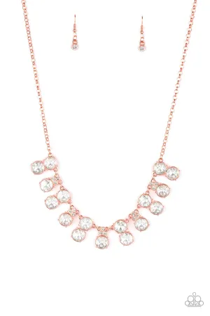 Top Dollar Twinkle - Copper Necklace