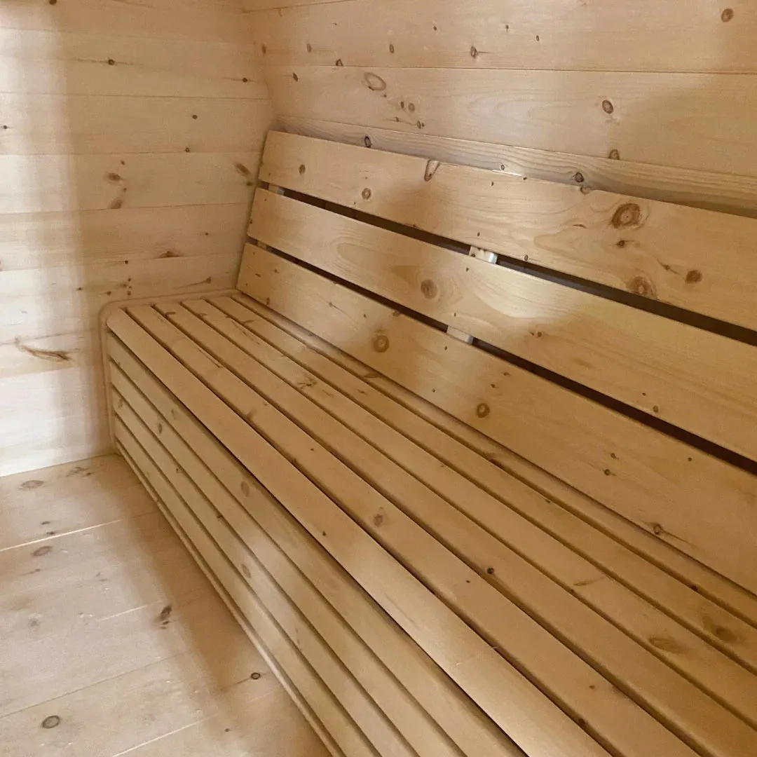True North Saunas Schooner 8 Person Outdoor Barrel Sauna