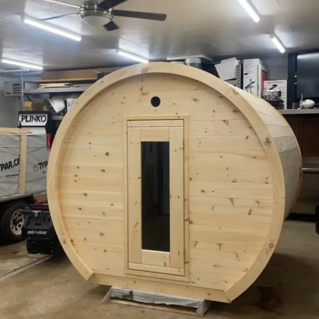 True North Saunas Schooner 8 Person Outdoor Barrel Sauna