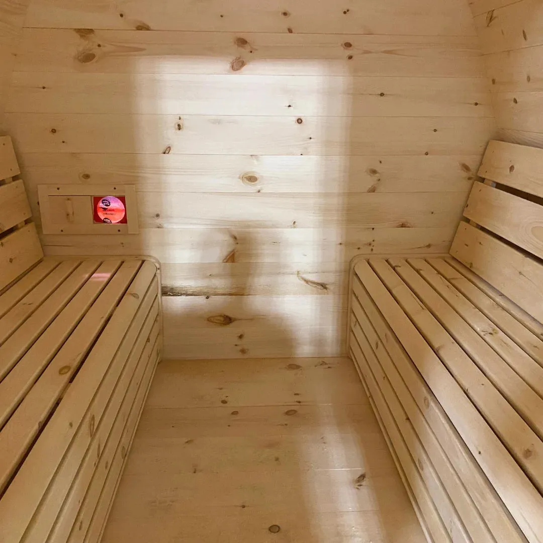 True North Saunas Schooner 8 Person Outdoor Barrel Sauna