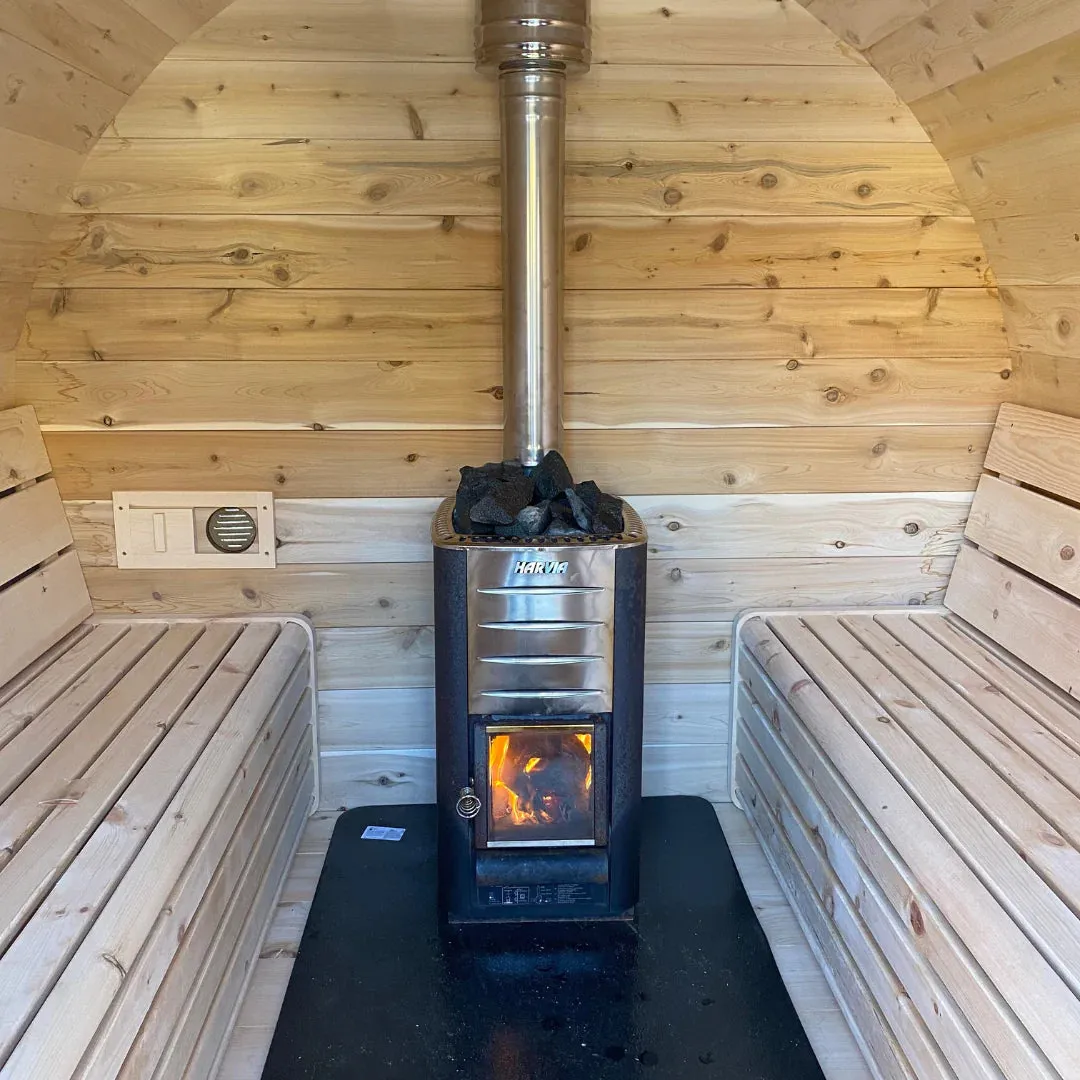 True North Saunas Schooner 8 Person Outdoor Barrel Sauna