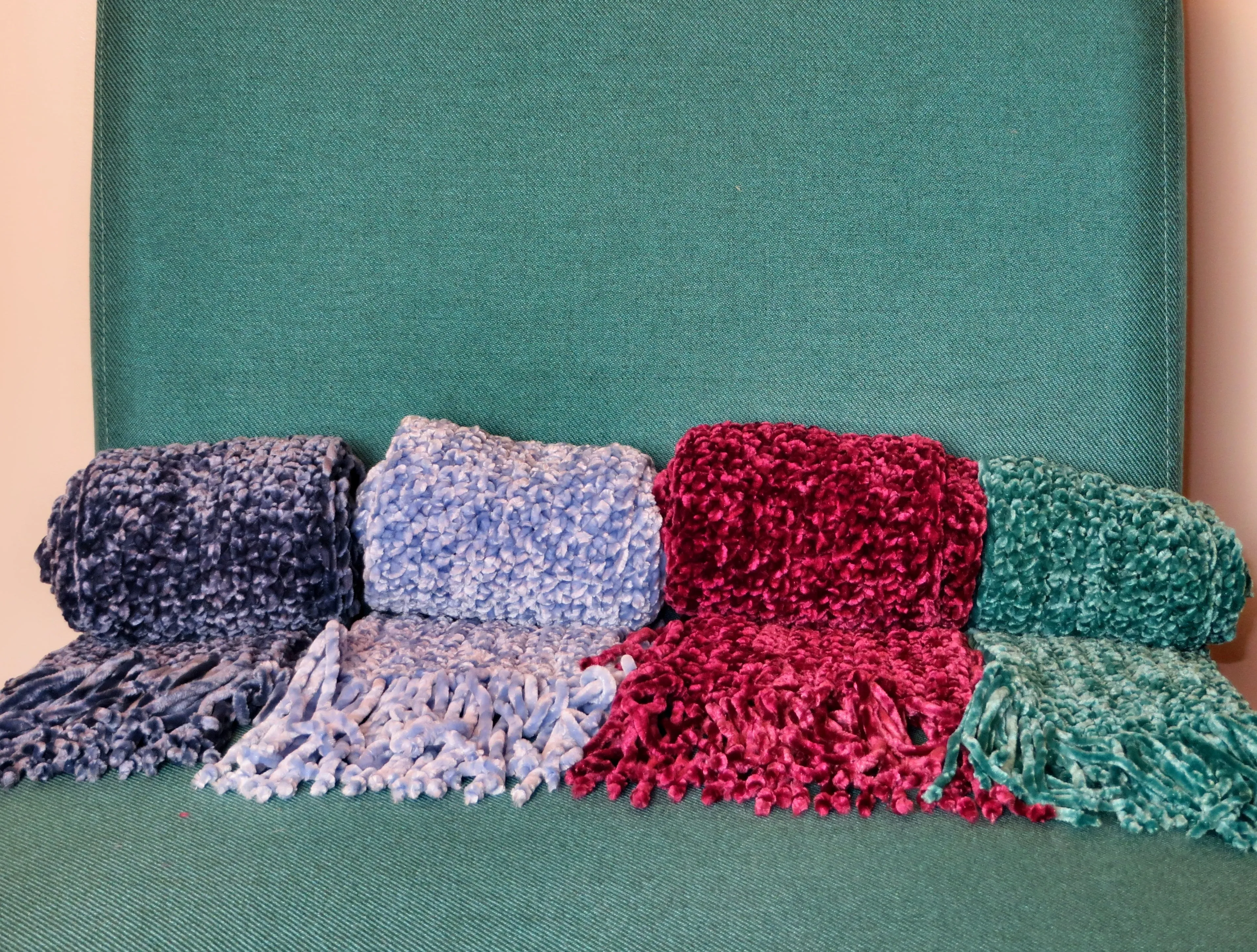 Velvety Winter Scarves