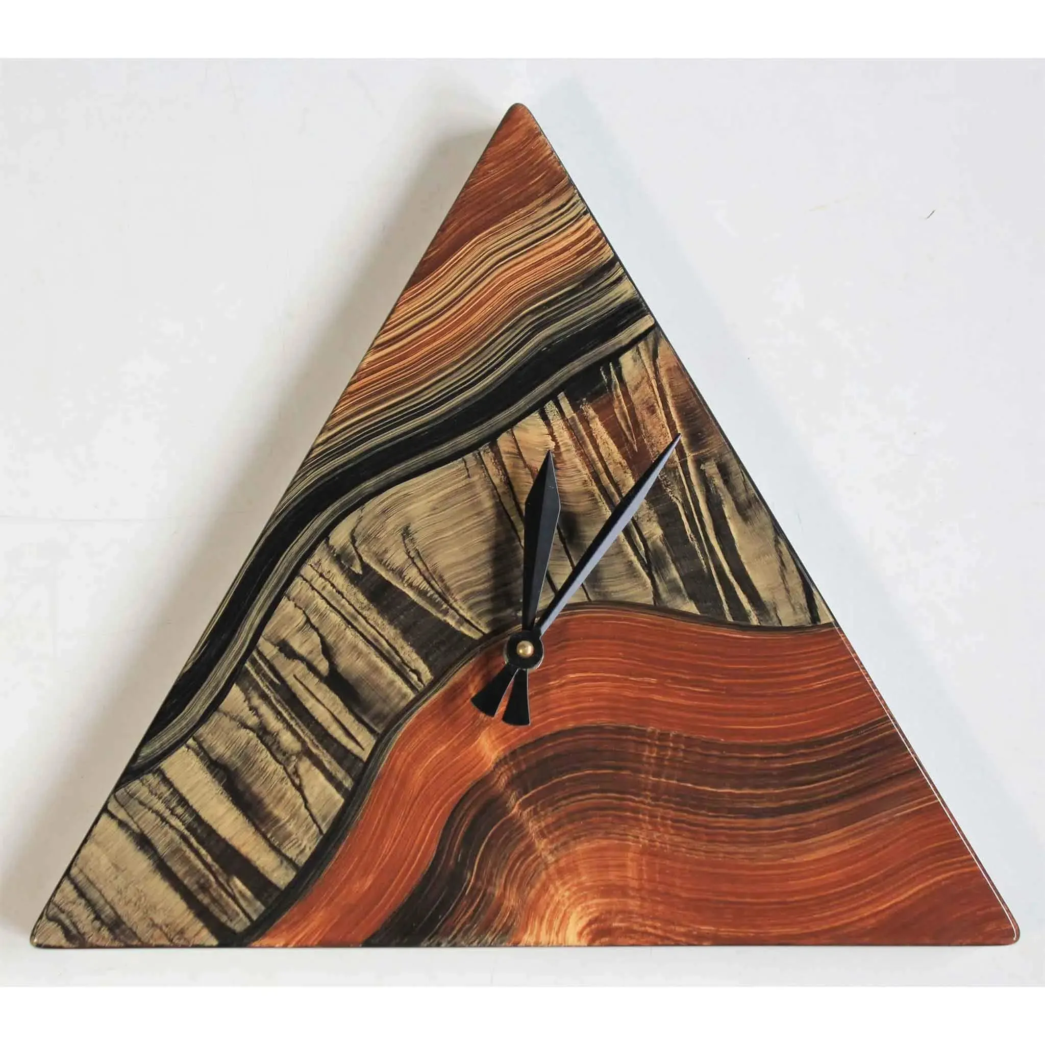 Walnut Riv Wall Clock by Grant Noren