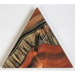 Walnut Riv Wall Clock by Grant Noren