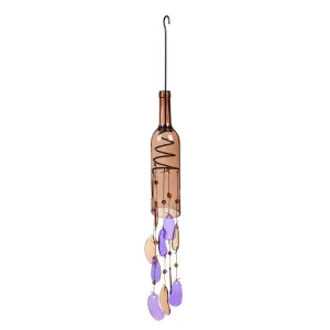 Wind Chime, Orange Bottle,2wc1548b