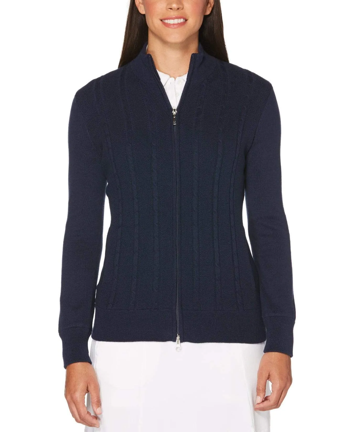 Womens Cashmere Striped Jacket