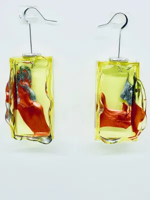Yellow Drop Node Earrings_01