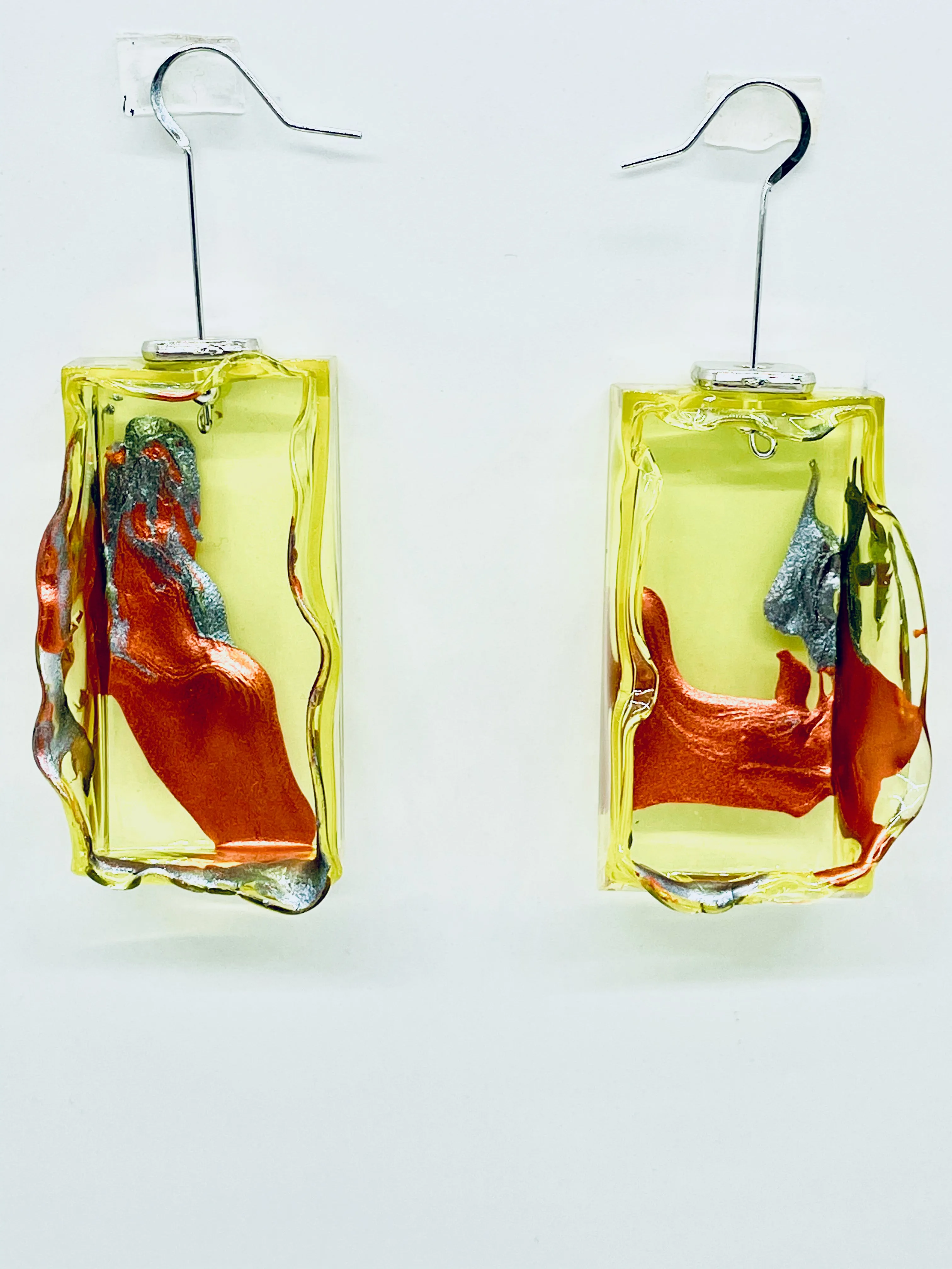 Yellow Drop Node Earrings_01
